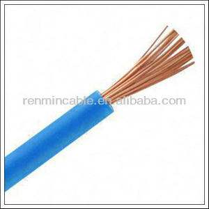 Water Resistant Solid Core Electrical Cable Wire 450/750V PVC Insulated Electrical Wire
