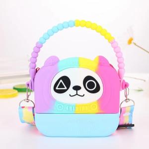 Wholesale Food Grade Silicone Pencil Pouch The Ultimate Makeup Item Organizer Crossbody Shoulder Handbag Storage Container Bag from china suppliers