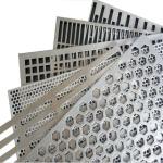 304 316 Round Hole SS Decorative Perforated Metal Sheet For Fencing