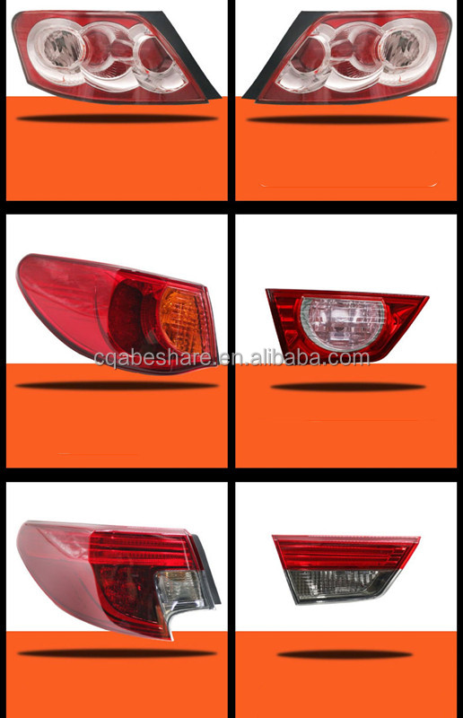Red Car Taillights for Toyota 2006-2015 Reiz Mark X LED Rear Lamps Tail Lamp
