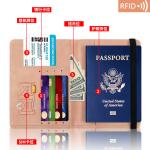 AMAZON PU LEATHER PASSPORT BAG RFID MULTI-FUNCTIONAL PASSPORT HOLDER PASSPORT