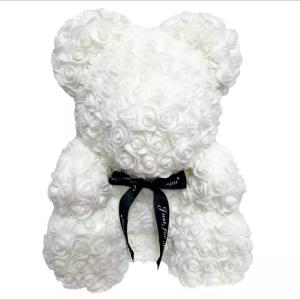 Wholesale 2020 New Models PE Flower Teddy Rose Bear Rose Flower bear gift from china suppliers