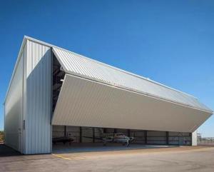 Wholesale Temporary Aircraft Hangar Steel Structure Buildings With Lift-Up Door from china suppliers