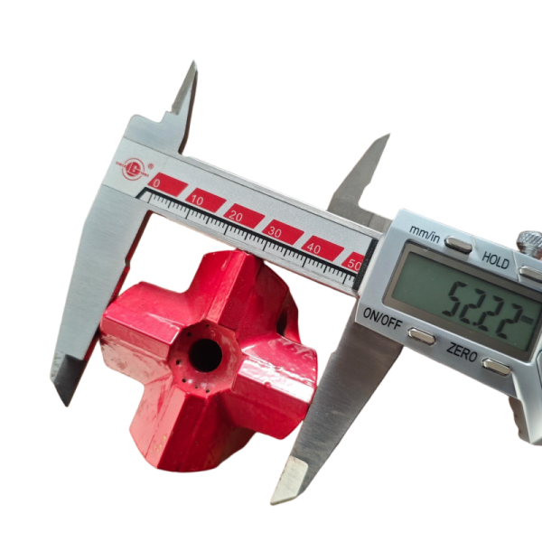 51mm Diameter R32 Threaded Cross Bit For Hard Rock Drilling