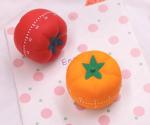 Tomato Cute Kitchen Timer Countdown Study Timer 8x6cm Red Orange Color