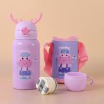 Everyday Delights Stainless Steel Insulated Water Bottle With Cup, Straw And Bag