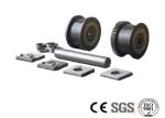 10 Ton Crane End Carriage Wheel , Overhead Crane Parts With 42Crmo Material