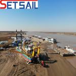 Powerful Diesel Wheel Bucket Sand Dredger for Long Discharge Distance of 800m