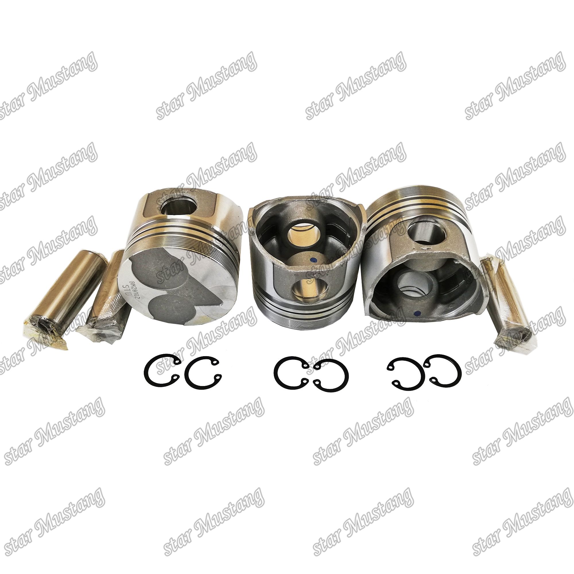 Piston D905 triangular bottom height 68.5mm 16304-21110 For Kubota Engine Spare Parts