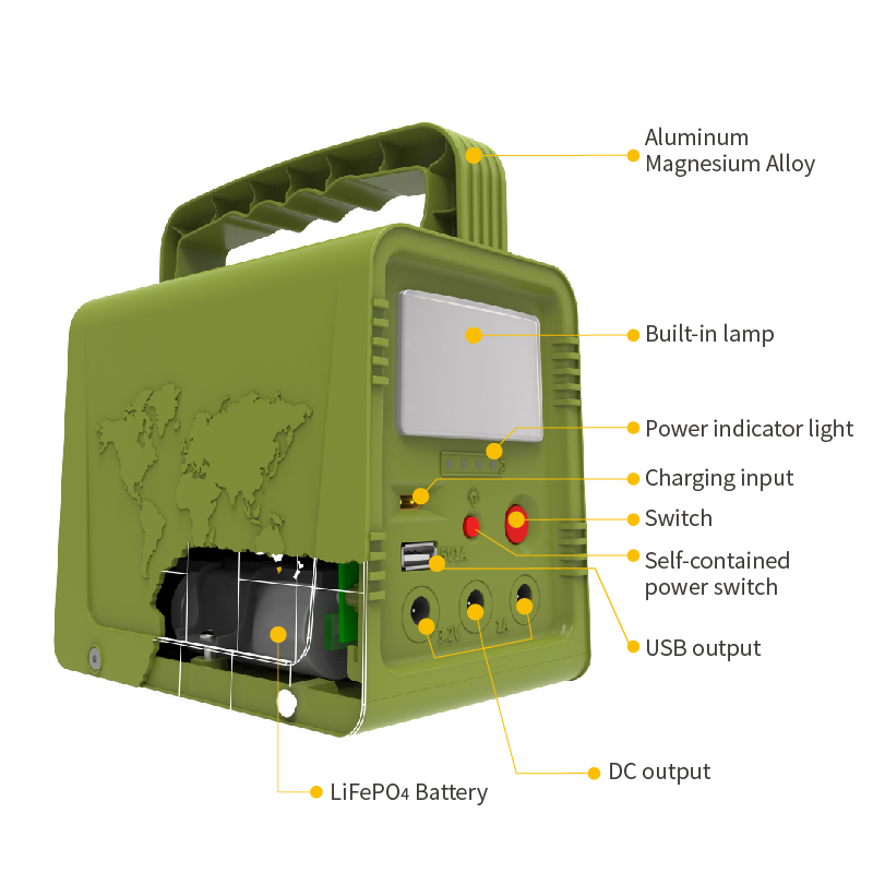Solar Generator Charging Station Camping Travel Power Banks Portable Emergency Power Storage Station For Laptop Mobile