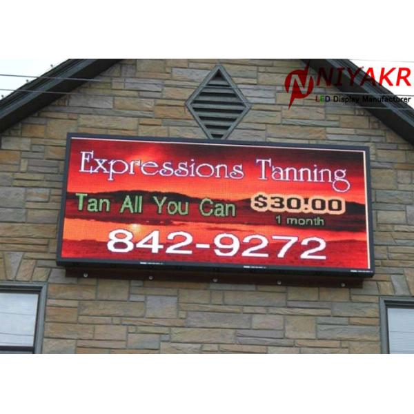 Digital Signage Front Access LED Display 8mm Pixel Pitch 7000 Cd/sqm