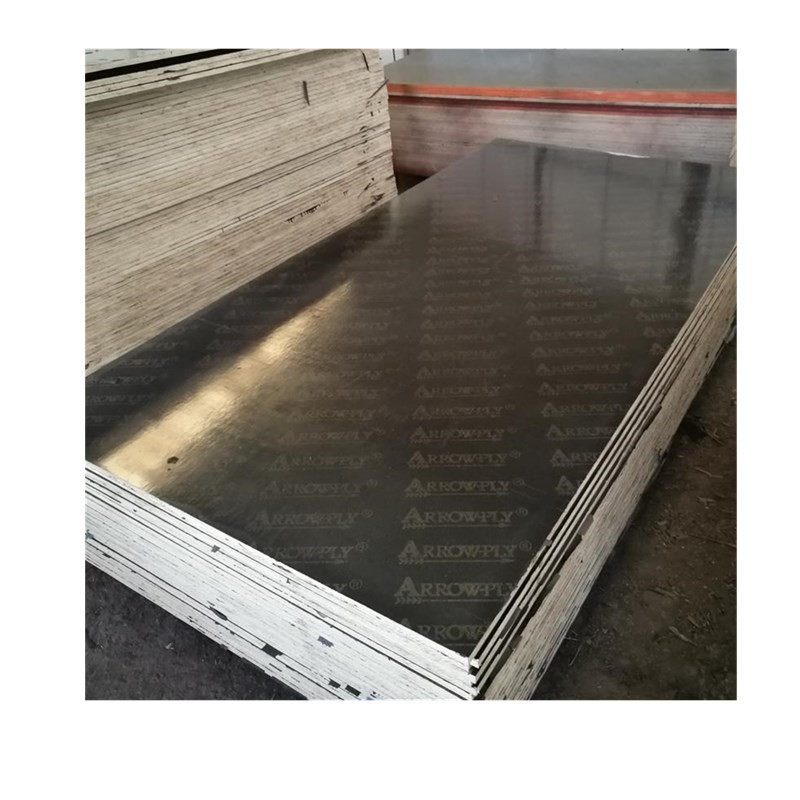 9mm 12mm Hot Pressed Phenolic Glue Black Film Faced Plywood