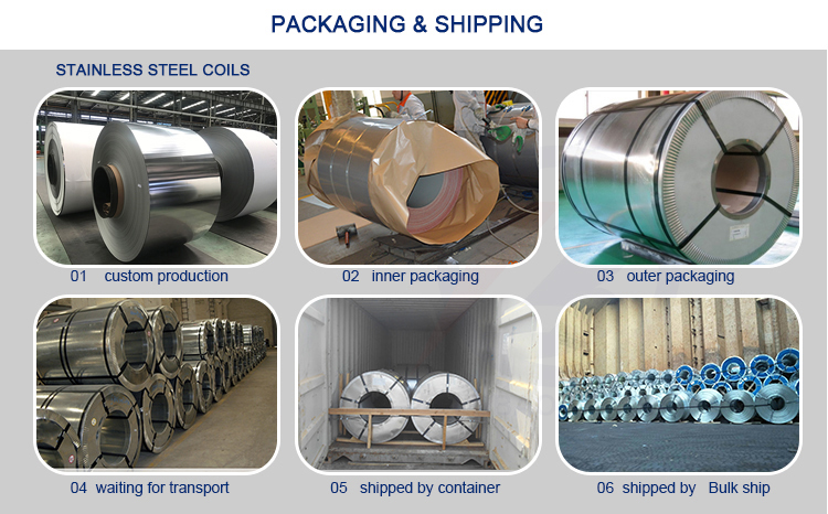 Stainless Steel Coil SS Banding with Cutting Service ASTM AISI JIS GBT 304 316 904 Strips