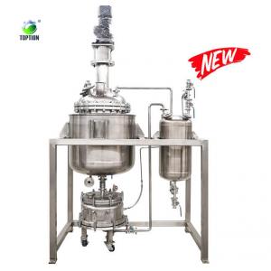 Wholesale Jacketed Crystallization Reactor Glass & Stainless Steel Reactor PLC Or PID Control from china suppliers