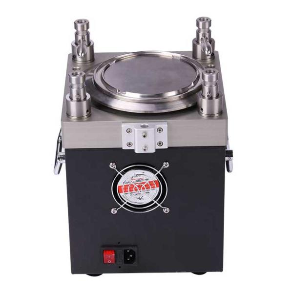 Speed Adjustable Fiber Optic Polishing Machine Low Undercut Four Corner Pressure