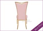 Stainless Steel Leather Dining Chairs Gold Frame For Wedding Party (YS-7)