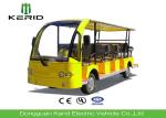 72V Dc Motor Electric Sightseeing Car Tourist Bus With 14 Seats For Campus /