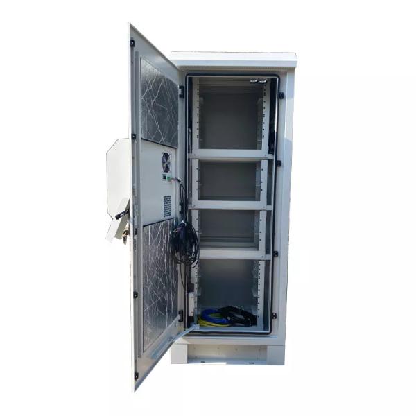 2.1M Double Wall Outdoor Telecom Cabinets 42U Network Cabinet DC48V