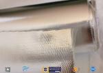 Light / Heat Reflective 300℃ Aluminium Foil Fiberglass Fabric For Pipe