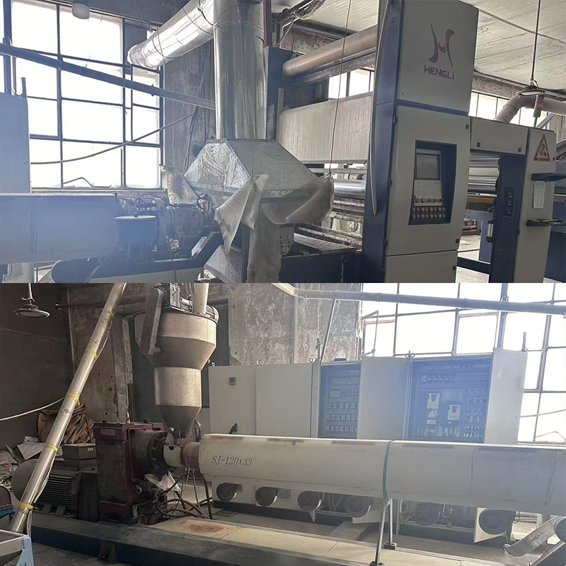 Second Hand Automatic Plastic Extrusion Machine PP PE Yarn Stretching Production Line
