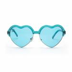 Chromotherapy Aqua Blue Colour Therapy Sunglasses Heart Frame