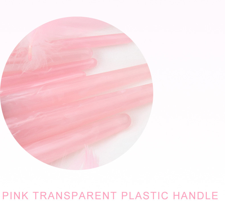 Luxury Cosmetic Makeup Brush Set resin or rose quartz handle copper ferrule