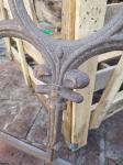 Decorative window frame reclaimed arched cast iron windows antique furniture