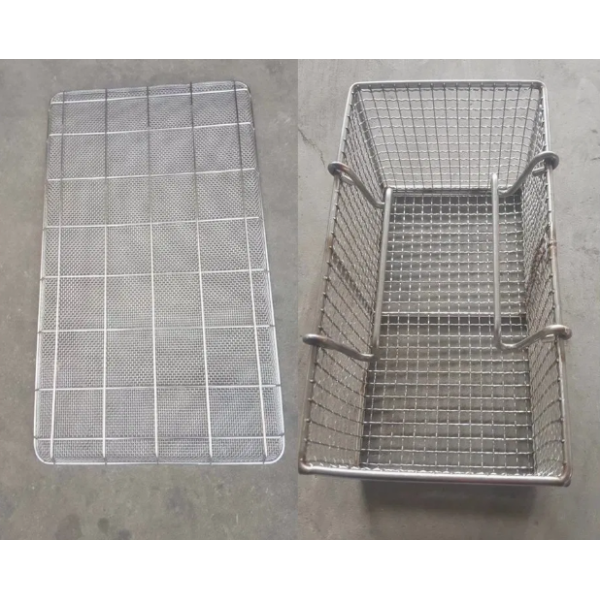 OEM Design New Home Stainless Steel Fast Food Bakery Bread Egg Storage Basket
