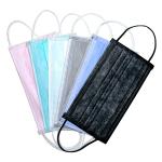Non Woven 3 Ply Surgical Mask Multiple Color Skin Friendly Material 17*9.7CM