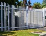 Customized Metal Palisade Fence , Eco Friendly Steel Palisade Fence Panels