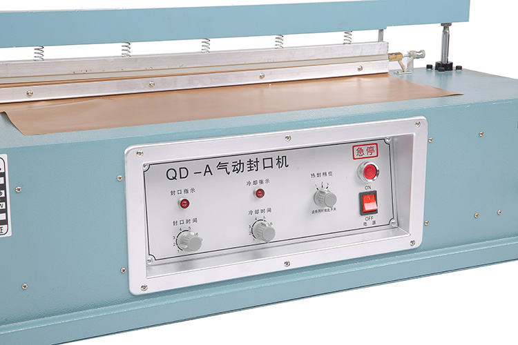 DUOQI QD-A600 Aluminum Pneumatic Table Sealing Machine for Commodity Packaging Needs