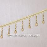 Handmade fashionable chain beads lace tassels fringes for curtain/sofa/pillow