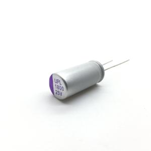 Wholesale 25v 1800uf Charging Pile Capacitor Inverter Filter Solid Capacitors UPL1E182M1021 125℃ from china suppliers
