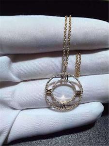 Wholesale diamonds necklace of 18kt gold with yellow gold or white gold or pink gold from china suppliers