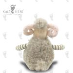 30 X 20cm Grey Goat Dog Toy Child Friendly Dog Chew Toys