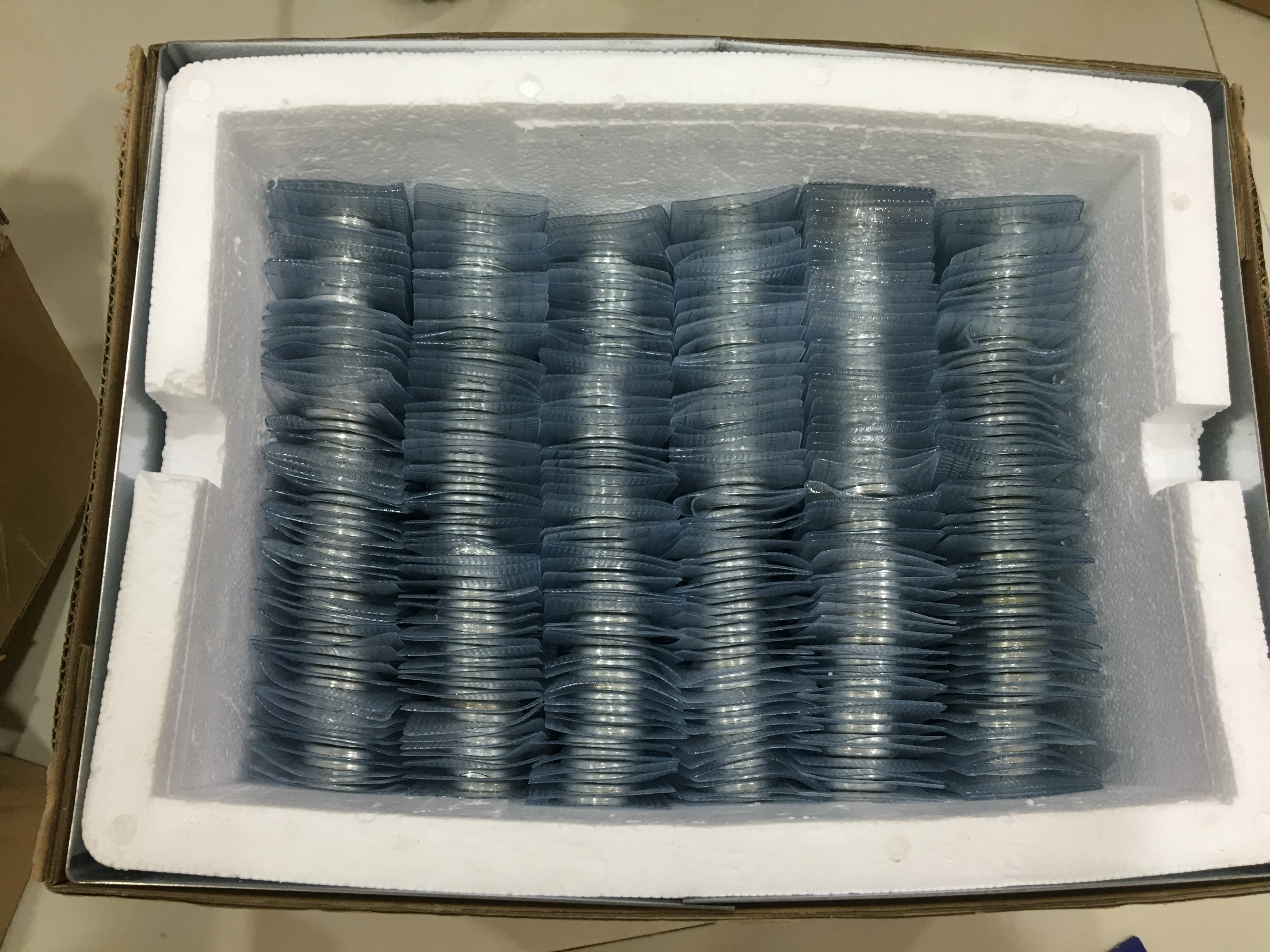 Sample PVC coated Waterproof Sew in Monopole Neodymium Magnet for raincoat D25x3mm