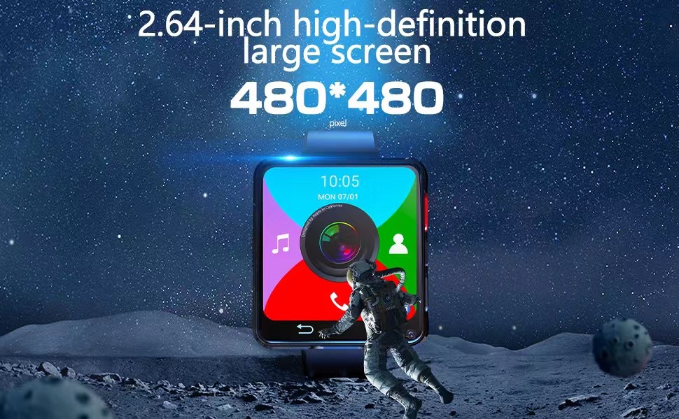 S998 Smart Watch Android 11 3GB+32GB 5G Smartwatch Video Call With Wifi 2.64inch Screen
