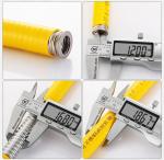 High Pressure 800mm Flexible Natural Gas Hose DN13 For Cooker Connections