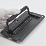 Black Medium Sprung Industrial Style Cabinet Handles