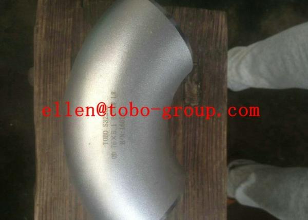 ASTM A815 UNS31803 GR2205 Duplex Stainless Steel Welded Elbow 90deg LR DN600