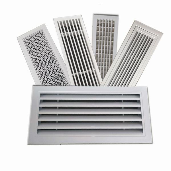 Single Deflection Ventilation Air Grille Anodizing Aluminum Profile For Air
