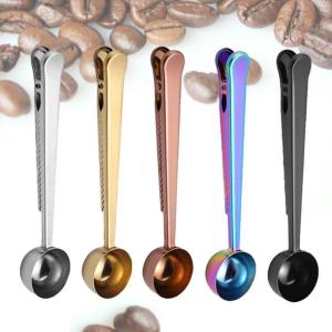 Wholesale Stainless Steel Measuring Spoon With Coffee Bag Clip from china suppliers