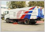 Dongfeng Water Tank Truck , Road Sweeper Water Bowser Truck Automatic Control