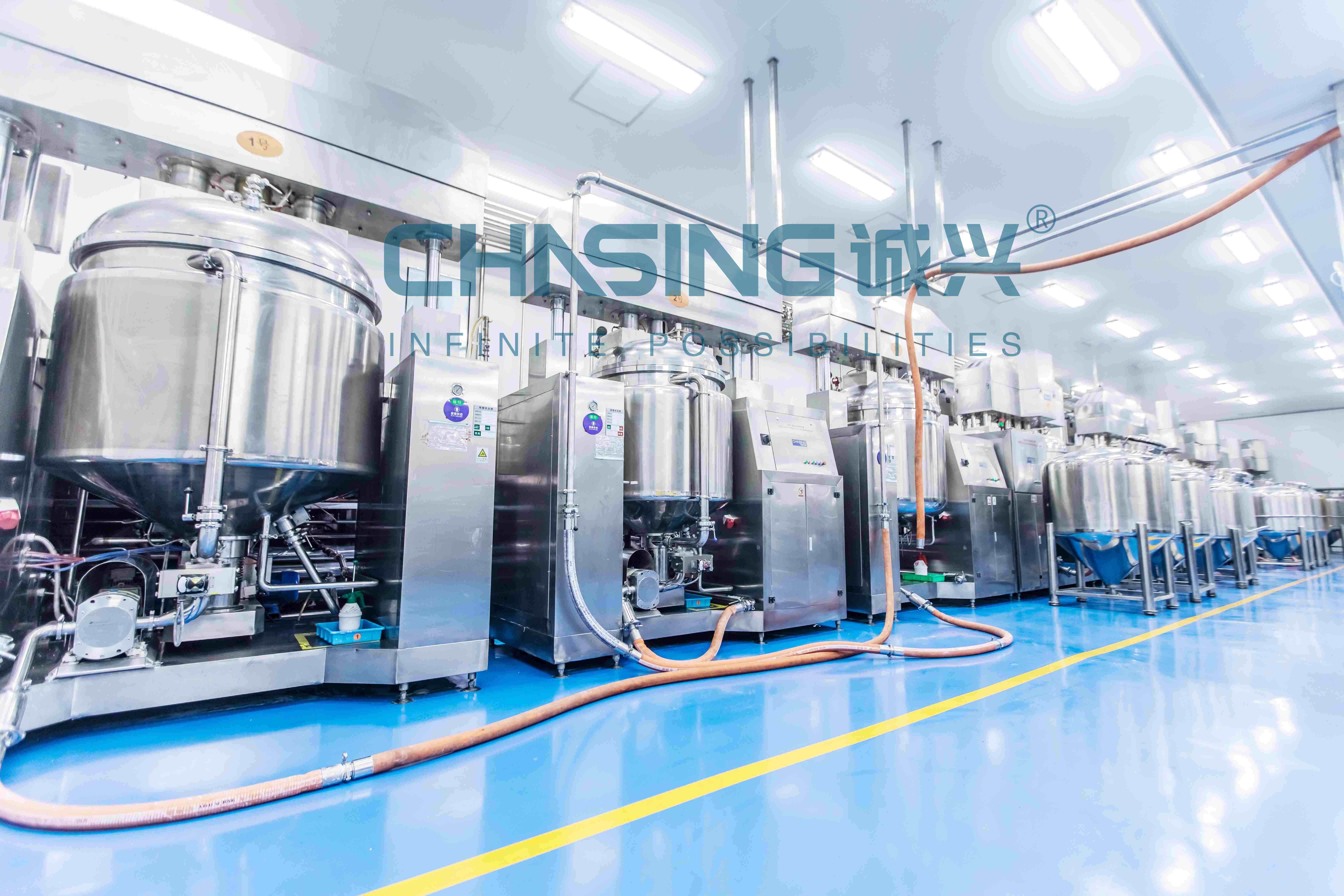 480V Vacuum Emulsifying Mixer Internal Vacuum Homogenizing Without External Loop