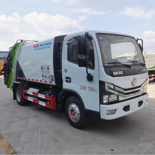 Small Size 5m3 Compactor Garbage Truck Waste Collection Truck