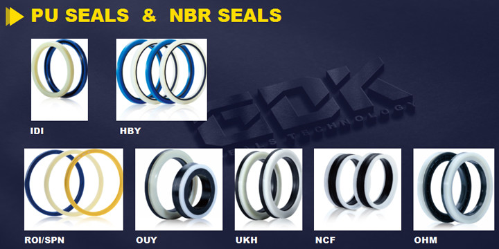 GDK Hydraulic Cylinder Piston Rod Seal MPS/IDI Oil Seal SKF Rod Seal Pu Mechanical Seal For Excavator