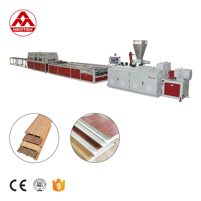 Professional WPC Wall Panel Extrusion Line with High Screw Speed rpm and 250kW Power