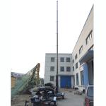 10m locking pneumatic telescopic mast 200kg payloads-mobile telecom mast tower
