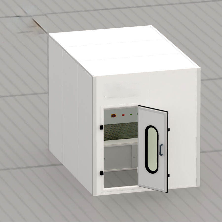 Safe and Clean Paint Mixing Room with Advanced Ventilation for Portable and Versatile