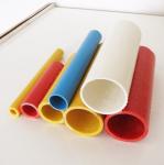 Colourful Hollow Fiberglass Tube Smooth Treatment Fiberglass Mortar Tube